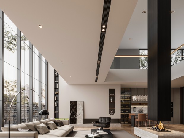 洛陽保利林語溪頂復裝修案例